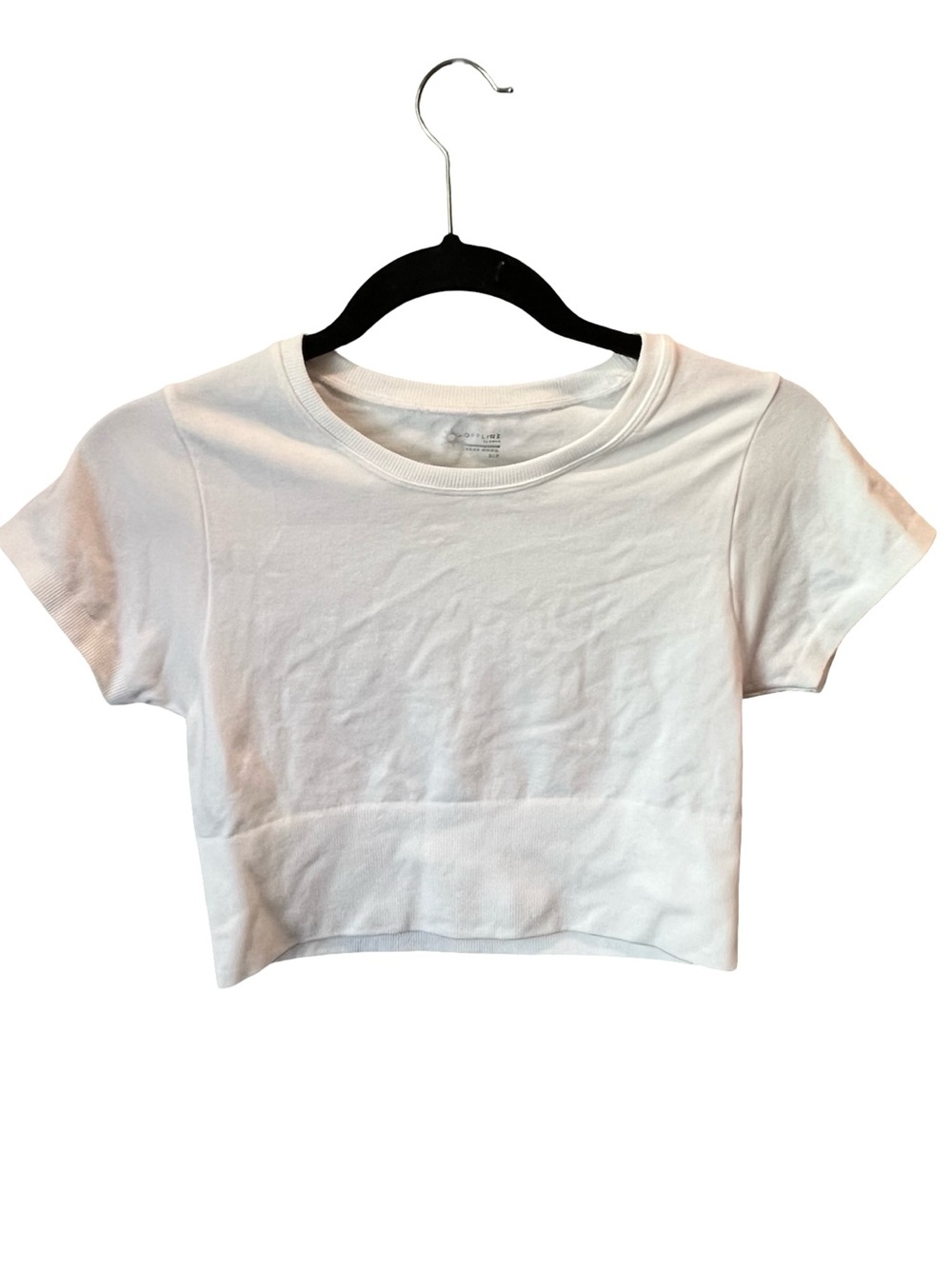 Aerie offline white crop top